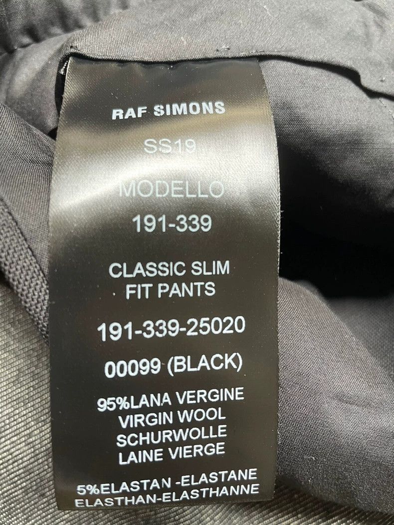 Raf Simons Raf Simons 2019SS Wool Dress Pants - dmc Size US 31 - 7 Thumbnail