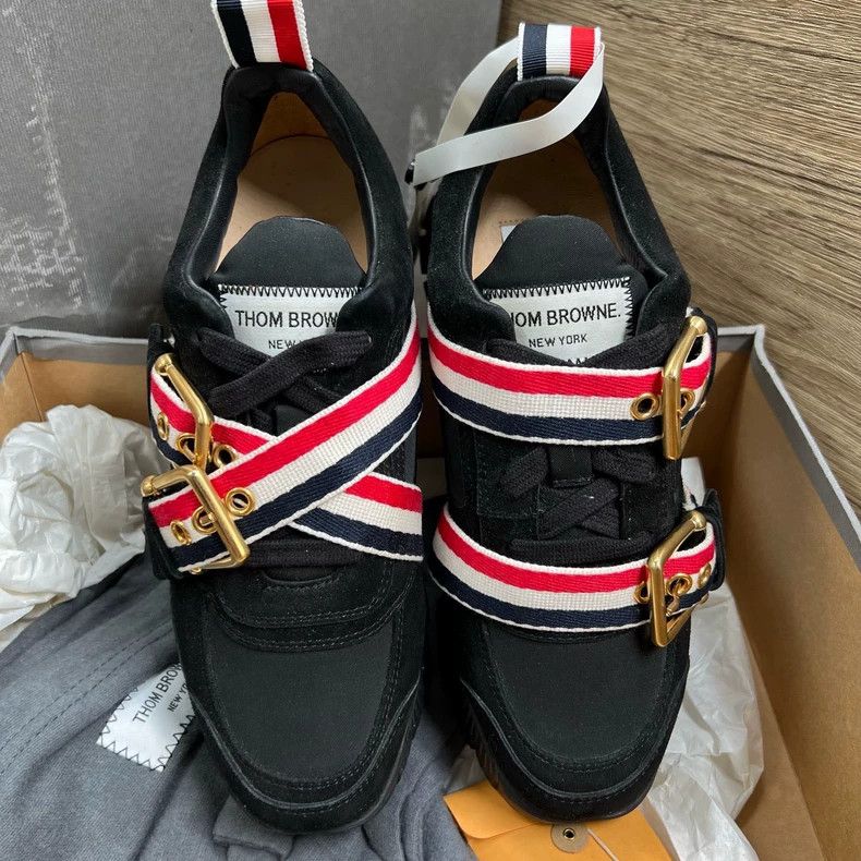Thom Browne Thom Browne Striped Sneakers Size 36 - dmc Size US 6.5 / EU 39-40 - 2 Thumbnail