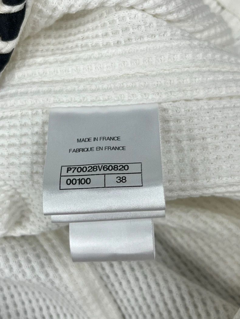 Chanel Chanel Classic White Waffle Jacket - dmc Size US M / EU 48-50 / 2 - 5 Thumbnail