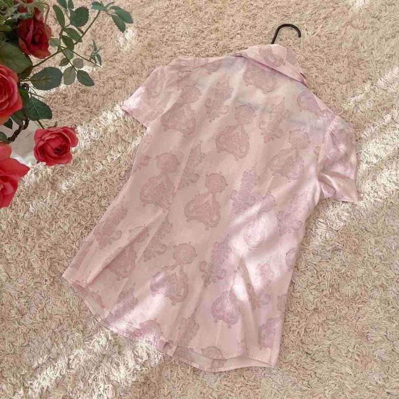 Vivienne Westwood Pink Shirt with Ribbon and Embroidery - dmc Size US S / EU 44-46 / 1 - 8 Thumbnail