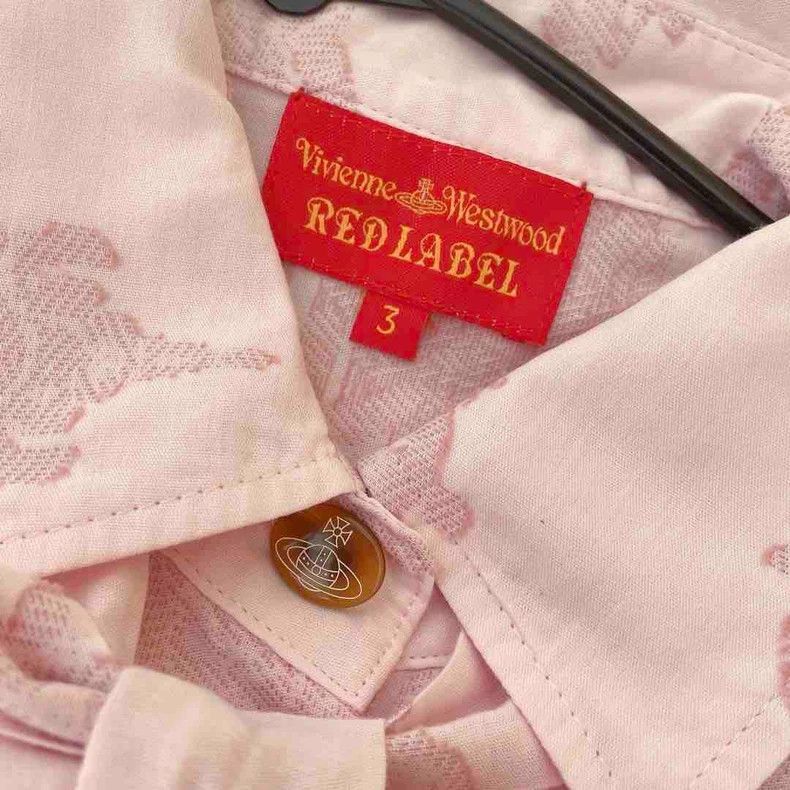 Vivienne Westwood Pink Shirt with Ribbon and Embroidery - dmc Size US S / EU 44-46 / 1 - 5 Thumbnail