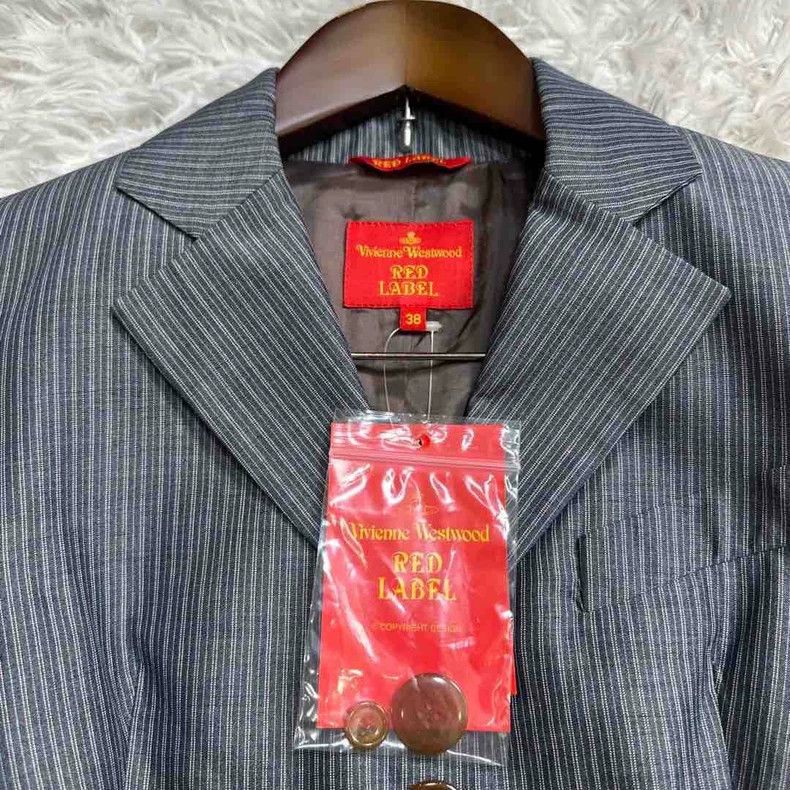 Vivienne Westwood Vivienne Westwood Striped Short Jacket - dmc Size US XS / EU 42 / 0 - 2 Thumbnail