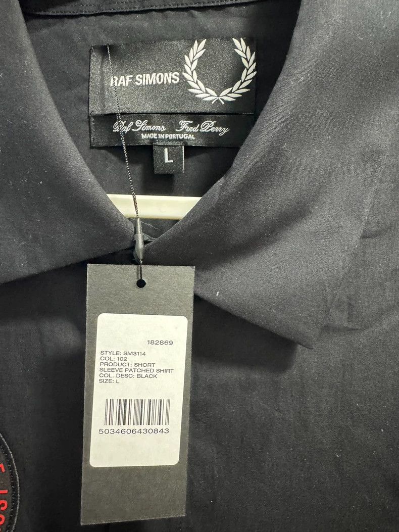Raf Simons Raf Simons Fred Perry Oversized Shirt - dmc Size US L / EU 52-54 / 3 - 3 Thumbnail