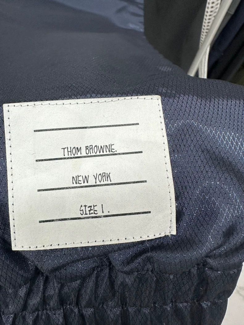 Thom Browne Thom Browne Navy Stripe Nylon Pants - dmc Size US 31 - 4 Thumbnail