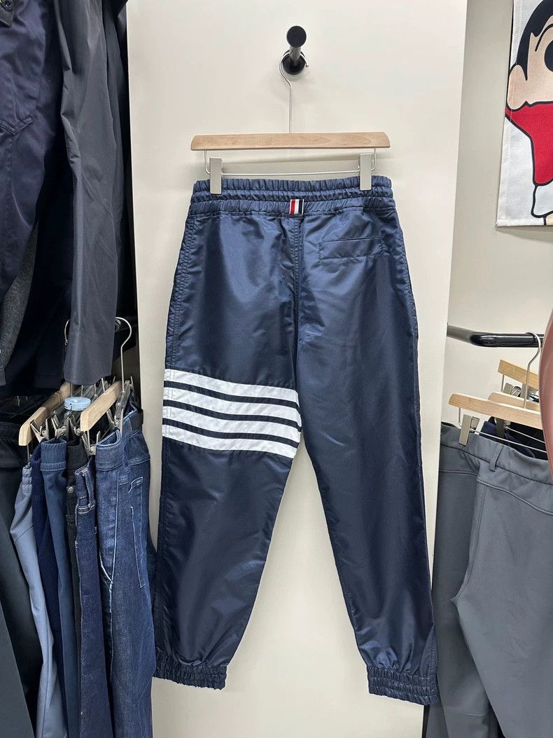 Thom Browne Thom Browne Navy Stripe Nylon Pants - dmc Size US 31 - 2 Thumbnail