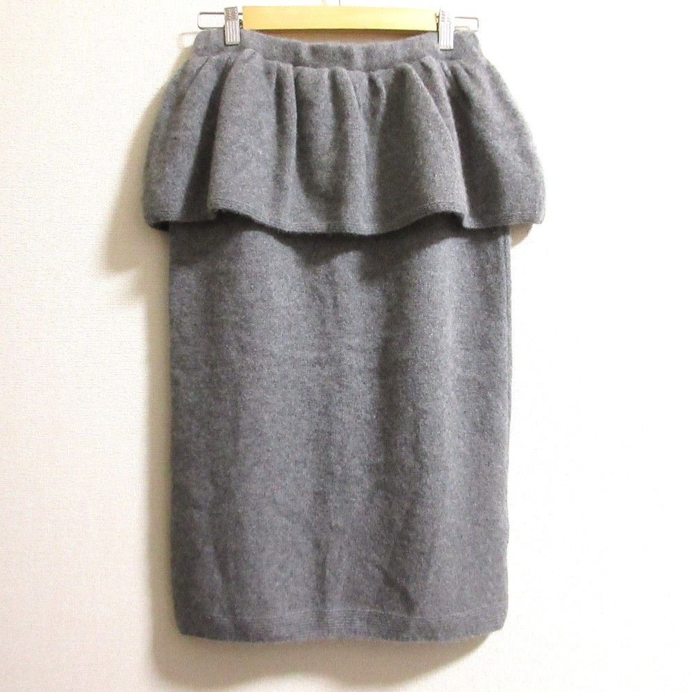 Other Other enrica Raccoon Wool Knit Skirt Natural Material Skirts DUTY FREE for USA Size ONE SIZE - 3 Thumbnail