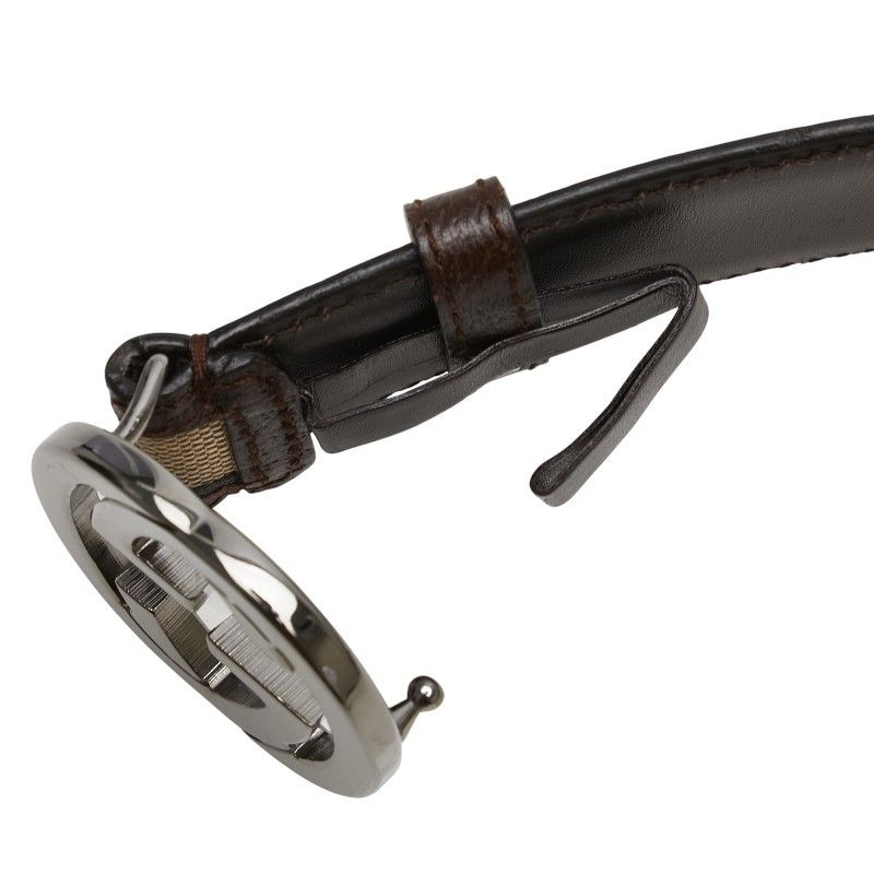 Gucci Gucci Gucci GG Canvas Leather Canvas Belt Leather Belt 114874 DUTY FREE for USA Size ONE SIZE - 4 Thumbnail