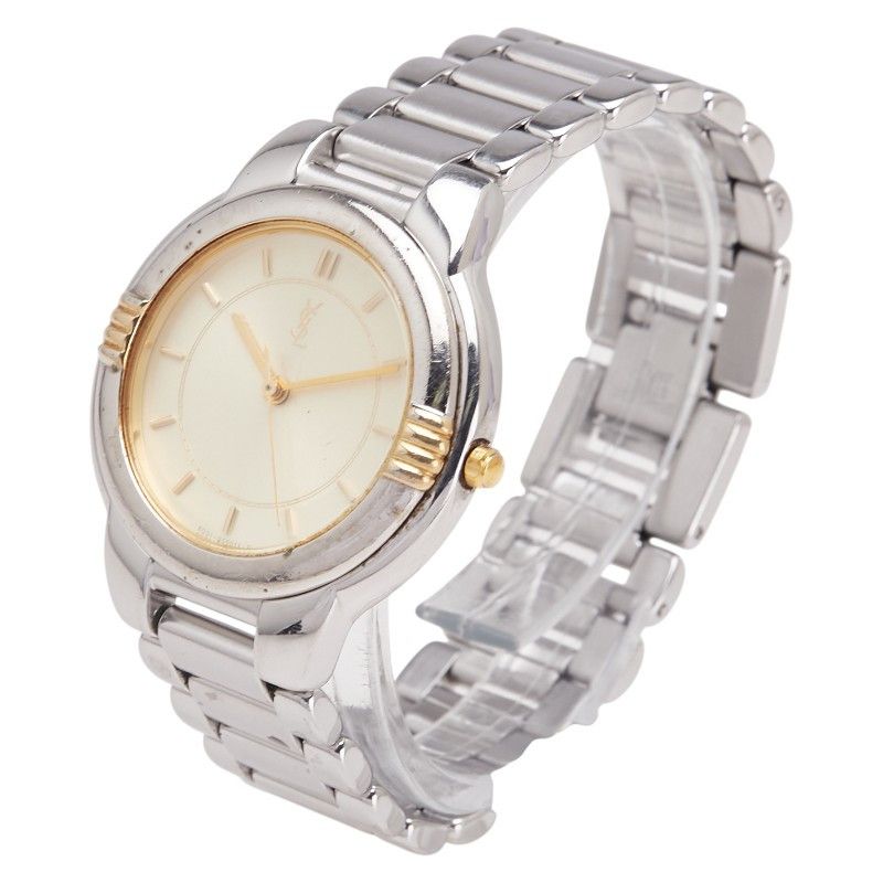 Yves Saint Laurent Yves Saint Laurent Saint Laurent Stainless Steel Watch Metal Quartz 6031-G11246 DUTY FREE for USA Size ONE SIZE - 2 Thumbnail