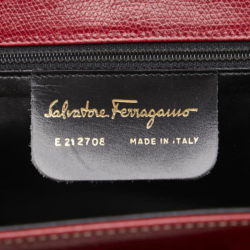 Salvatore Ferragamo Salvatore Ferragamo Salvatore Ferragamo Leather Shoulder Bag Leather Crossbody Bag E212708 DUTY FREE for USA Size ONE SIZE - 11 Thumbnail