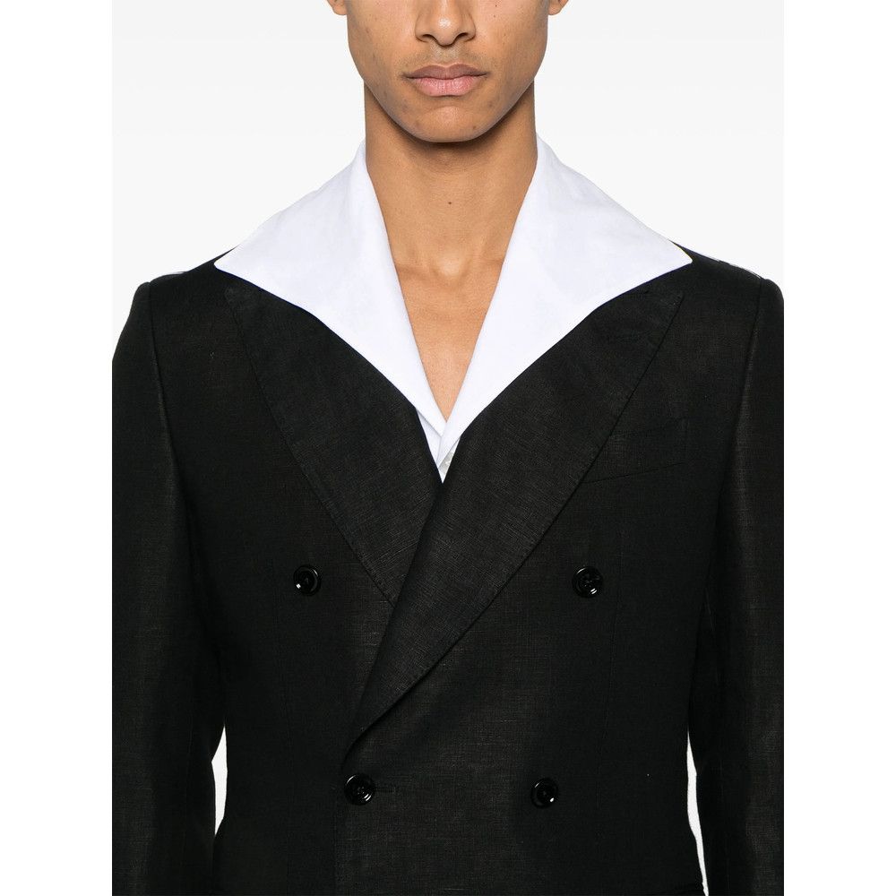 Dolce & Gabbana Dolce & Gabbana BLACK Jackets - Blazers Size US XL / EU 56 / 4 - 4 Thumbnail
