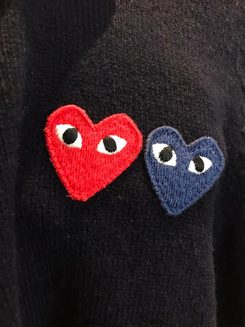 Comme des Garcons Comme des Garcons Wool Heart Logo Sweater - dmc Size US XS / EU 42 / 0 - 4 Thumbnail