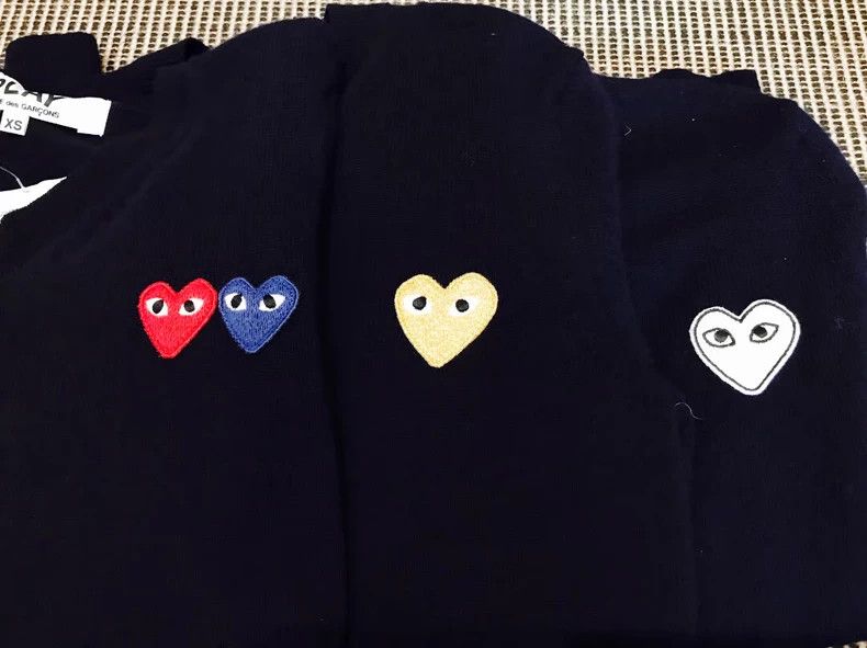 Comme des Garcons Comme des Garcons Wool Heart Logo Sweater - dmc Size US XS / EU 42 / 0 - 2 Thumbnail