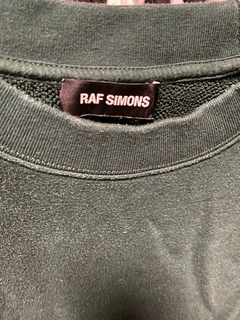 Raf Simons Raf Simons R Logo Green Pullover - dmc Size US L / EU 52-54 / 3 - 3 Thumbnail