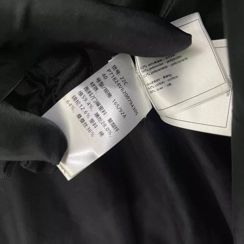 Chanel Chanel Black CC Round Neck Coat - dmc Size US M / EU 48-50 / 2 - 8 Thumbnail