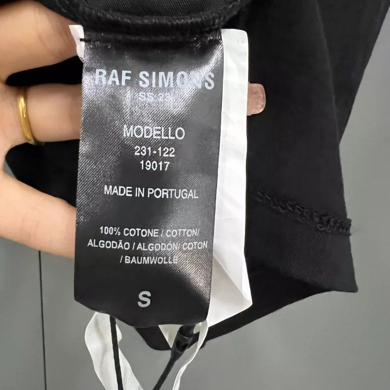 Raf Simons RAF SIMONS Black Logo Print Tank Top - dmc Size US S / EU 44-46 / 1 - 5 Thumbnail