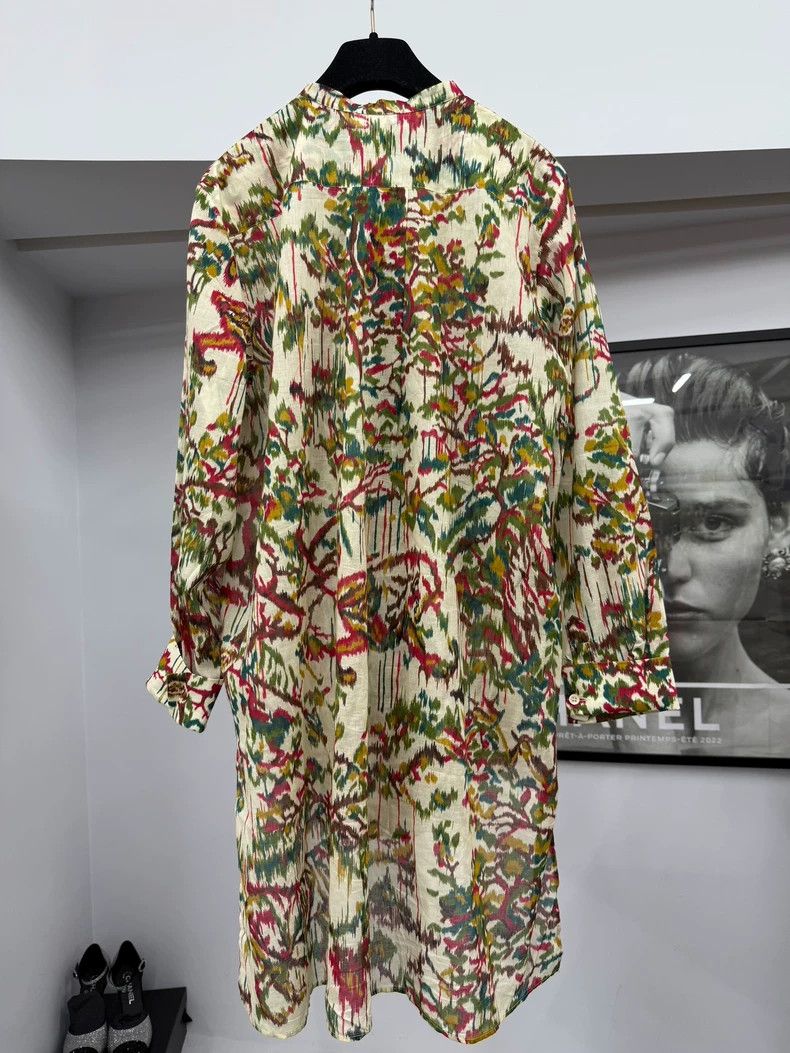 Dior Dior Colorful Printed Long Shirt - dmc Size US M / EU 48-50 / 2 - 3 Thumbnail