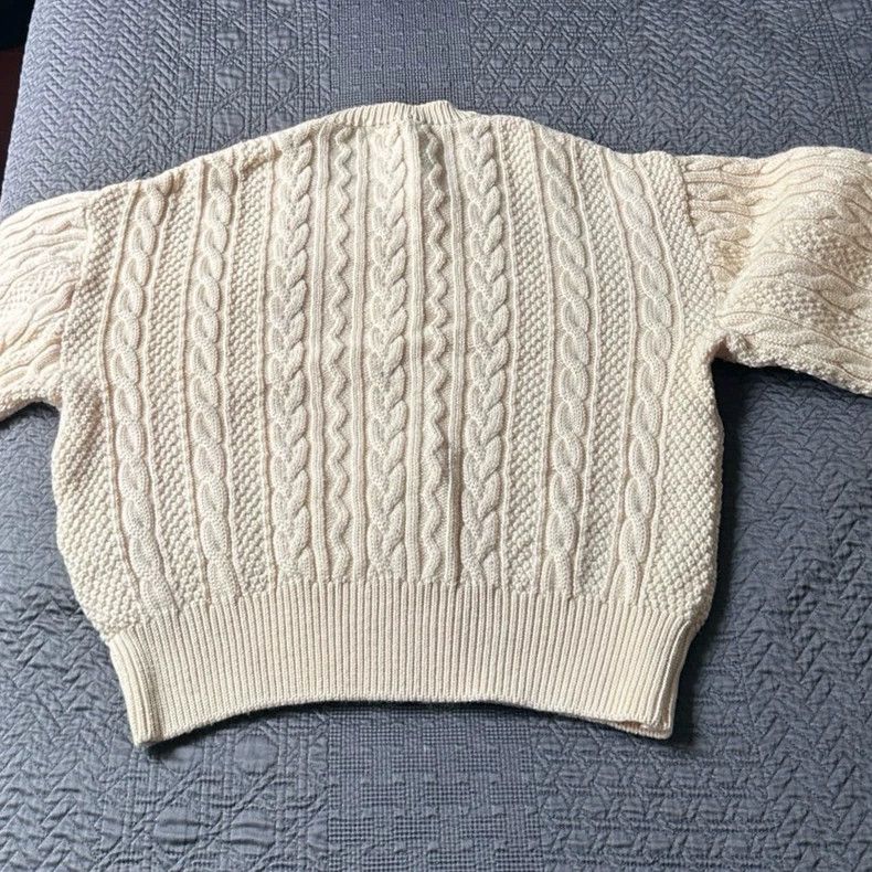 Comme des Garcons CDG Tricot Wool Cable Knit Sweater - dmc Size US S / EU 44-46 / 1 - 4 Thumbnail