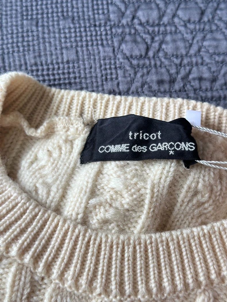 Comme des Garcons CDG Tricot Wool Cable Knit Sweater - dmc Size US S / EU 44-46 / 1 - 2 Thumbnail