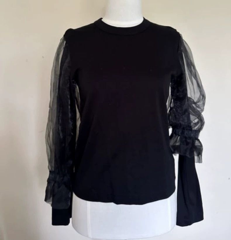 Comme des Garcons Comme des Garcons Tulle Sleeve Top - dmc Size US S / EU 44-46 / 1 - 8 Thumbnail