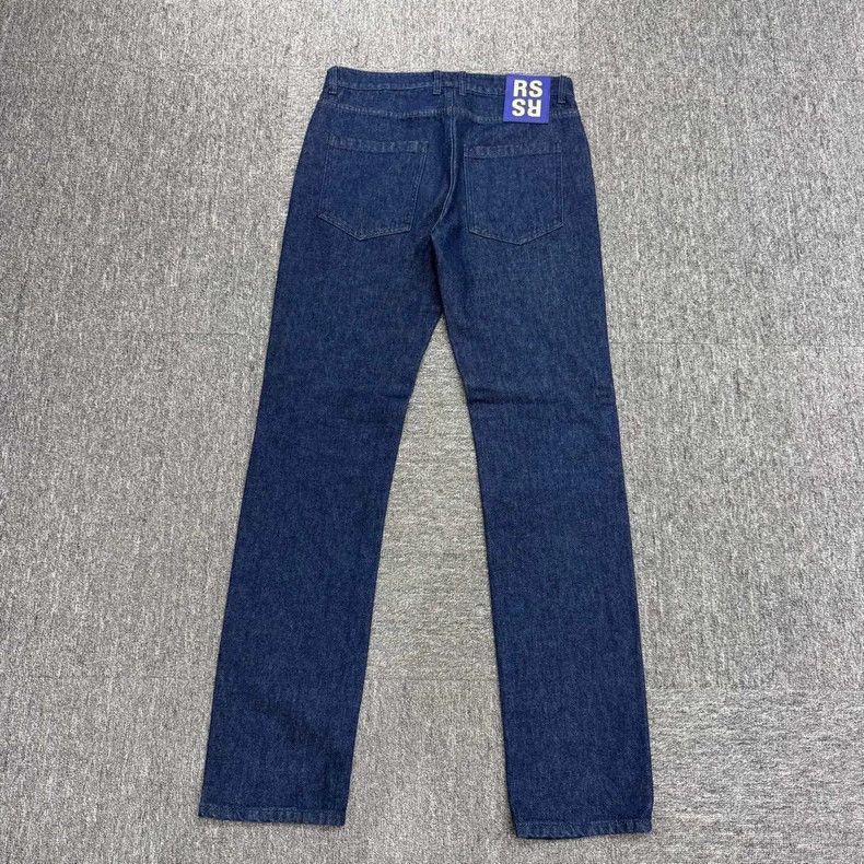 Raf Simons RAF SIMONS Leather Patch Denim Jeans - dmc Size US 31 - 5 Thumbnail
