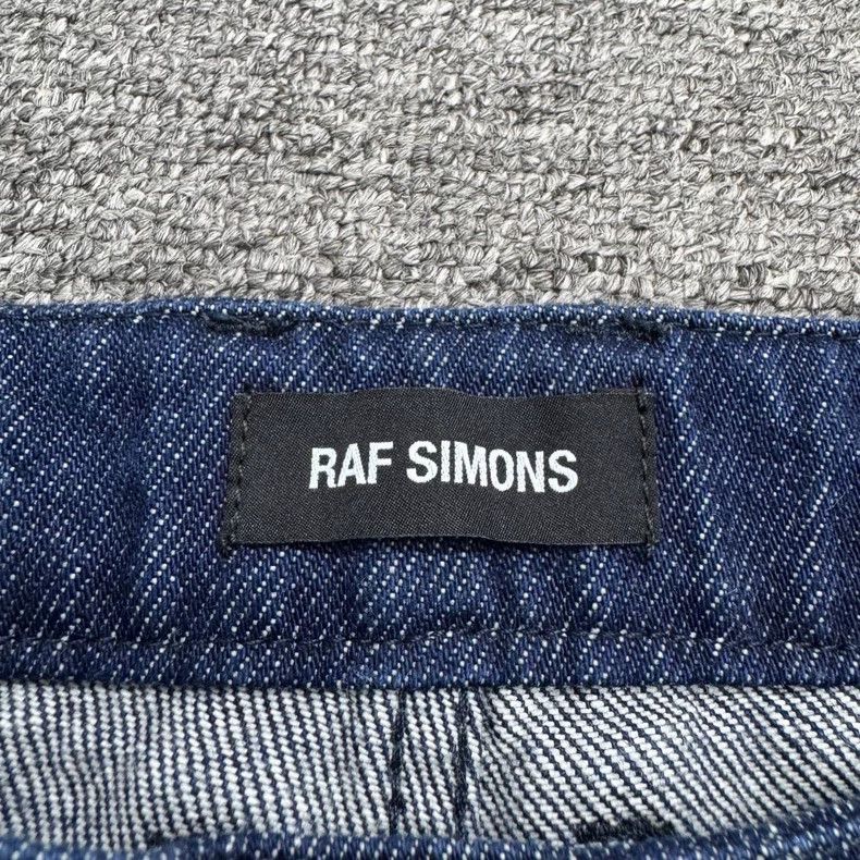 Raf Simons RAF SIMONS Leather Patch Denim Jeans - dmc Size US 31 - 2 Thumbnail