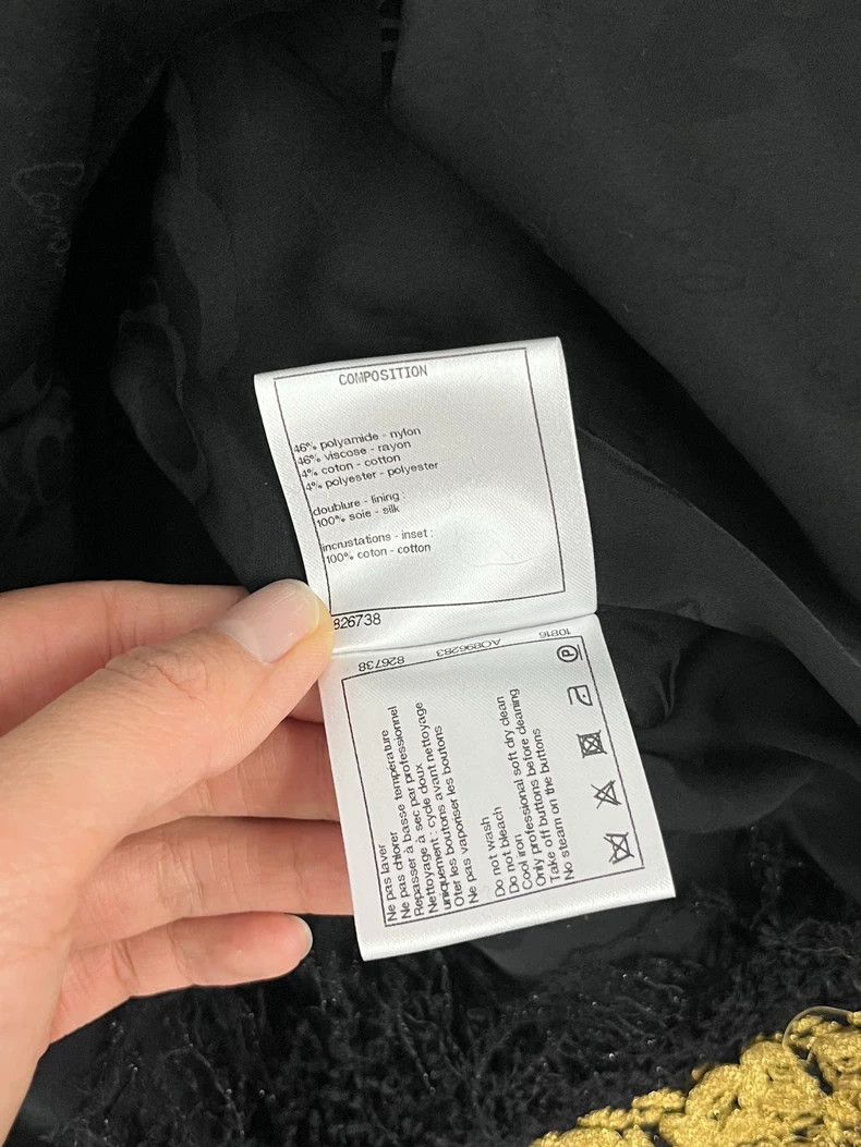 Chanel Chanel Metiers D'Art Black Jacket - dmc Size US M / EU 48-50 / 2 - 6 Thumbnail
