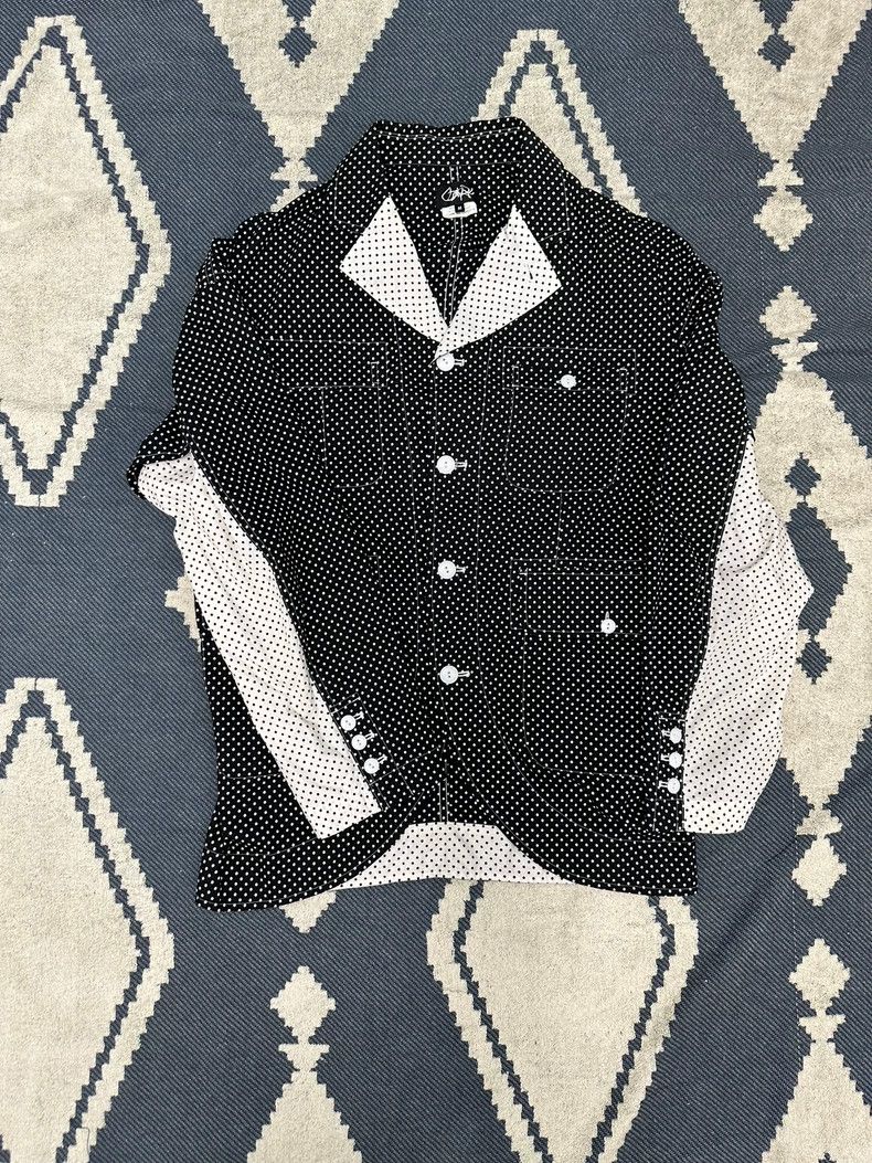 Comme des Garcons Comme des Garcons Black White Blazer Jacket - dmc Size US M / EU 48-50 / 2 - 3 Thumbnail
