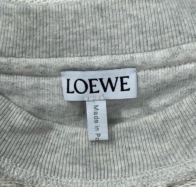 Loewe Loewe Gray Embroidered Logo Sweatshirt - dmc Size US M / EU 48-50 / 2 - 3 Thumbnail