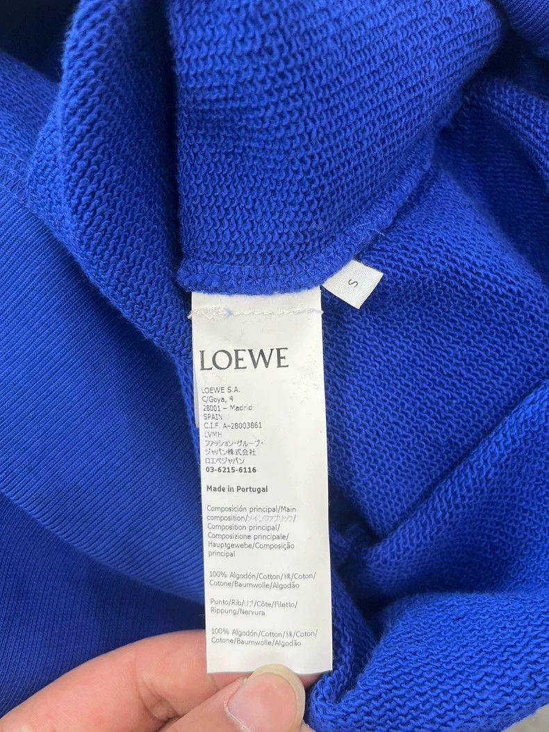 Loewe Loewe Blue Embroidered Logo Sweatshirt - dmc Size US S / EU 44-46 / 1 - 5 Thumbnail