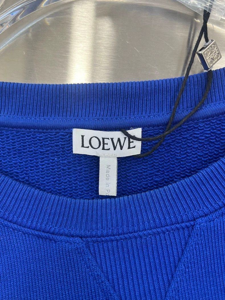 Loewe Loewe Blue Embroidered Logo Sweatshirt - dmc Size US S / EU 44-46 / 1 - 4 Thumbnail
