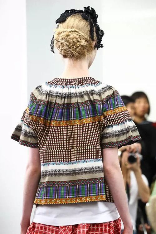 Comme des Garcons COMME des GARCONS Ethnic Style Print Blouse - dmc Size US M / EU 48-50 / 2 - 6 Thumbnail
