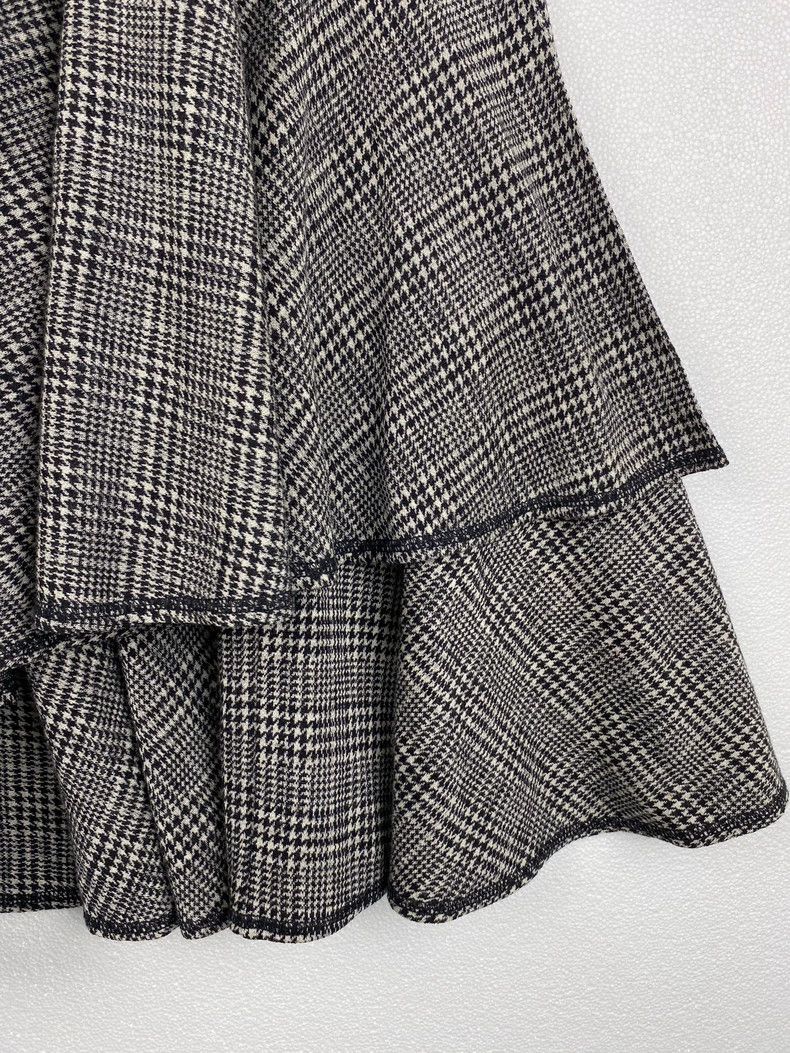 Comme des Garcons COMME des GARCONS Houndstooth Wool Skirt - dmc Size US 36 / EU 52 - 4 Thumbnail