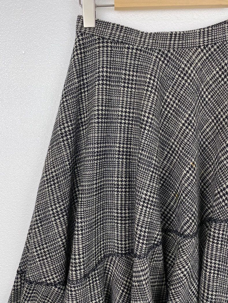 Comme des Garcons COMME des GARCONS Houndstooth Wool Skirt - dmc Size US 36 / EU 52 - 3 Thumbnail