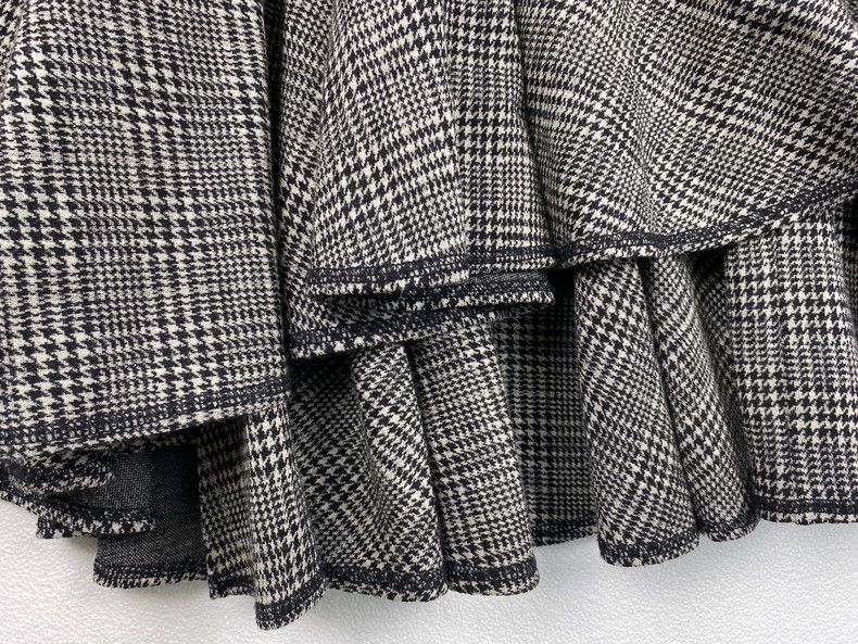 Comme des Garcons COMME des GARCONS Houndstooth Wool Skirt - dmc Size US 36 / EU 52 - 5 Thumbnail