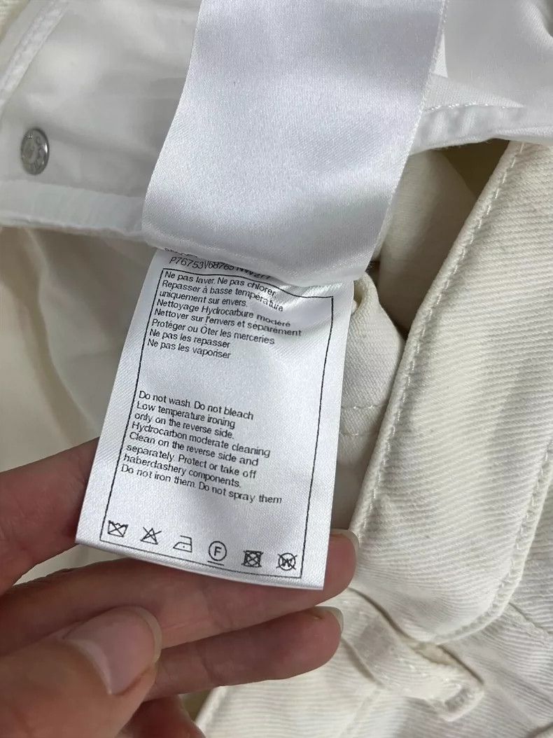 Chanel Chanel 24P White Cutout Jeans - dmc Size US 38 / EU 54 - 6 Thumbnail