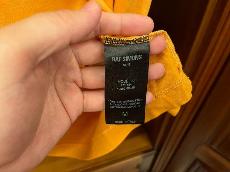 Raf Simons Raf Simons SS17 Orange T-shirt - dmc Size US L / EU 52-54 / 3 - 4 Thumbnail