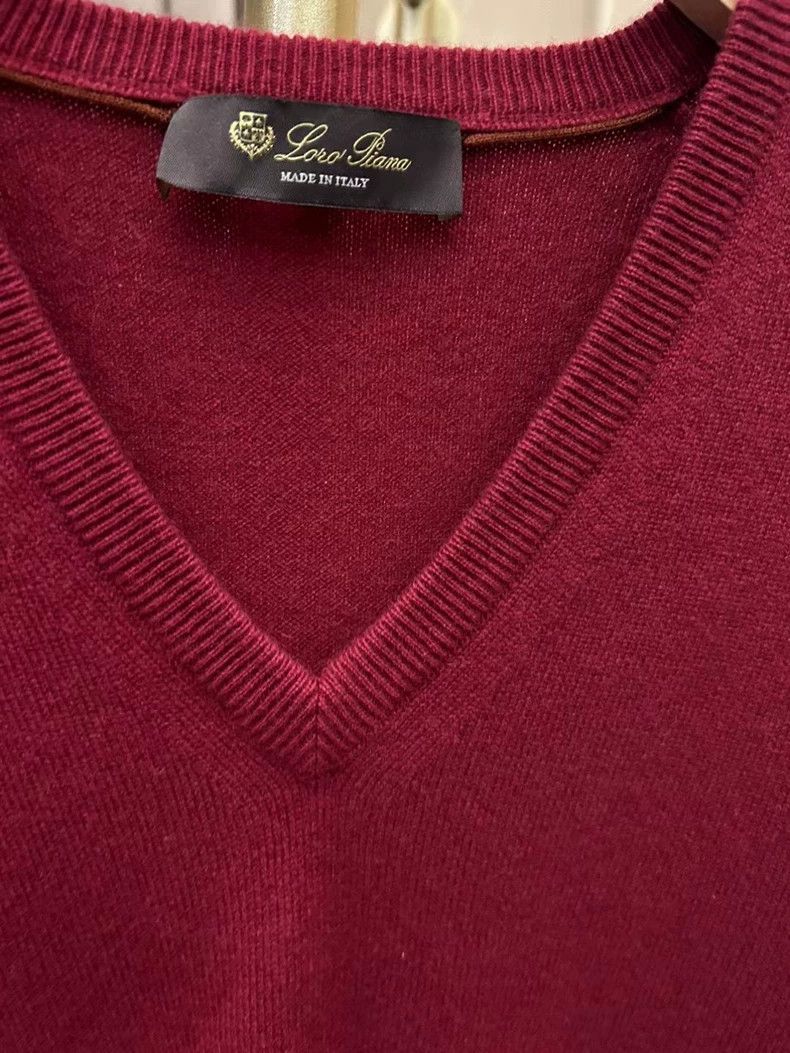 Loro Piana Loro Piana Cashmere V-Neck Sweater - dmc Size US XL / EU 56 / 4 - 4 Thumbnail