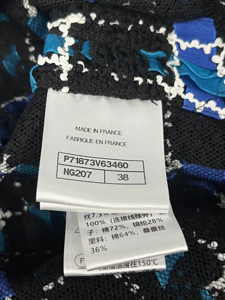 Chanel Chanel Black Blue Plaid Tweed Vest - dmc Size US M / EU 48-50 / 2 - 5 Thumbnail