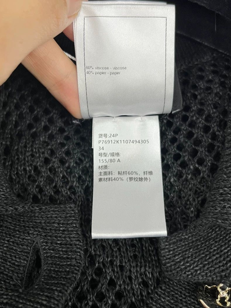 Chanel Chanel Black Bow Knit Cardigan - dmc Size US S / EU 44-46 / 1 - 5 Thumbnail