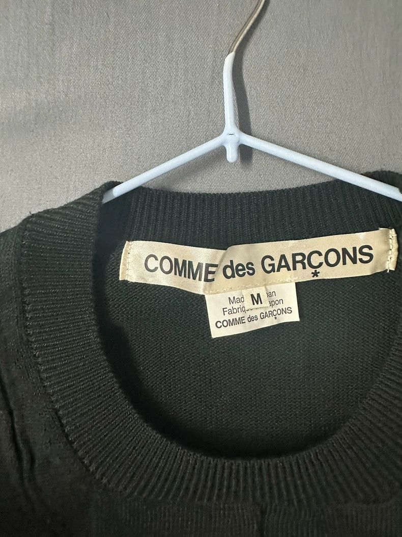 Comme des Garcons CDG 2015 SS Blood Rose Wool Knit Sweater - dmc Size US M / EU 48-50 / 2 - 2 Thumbnail