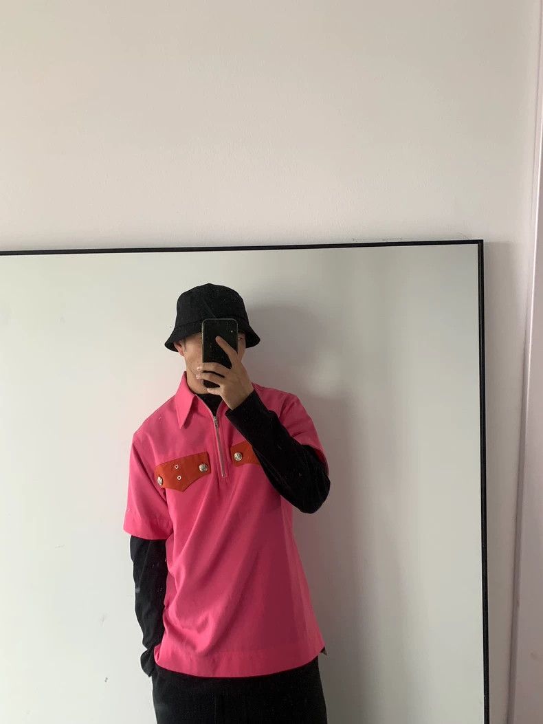 Calvin Klein 205W39NYC Raf Simons 205W39NYC Short Sleeve Shirt - dmc Size US S / EU 44-46 / 1 - 7 Thumbnail