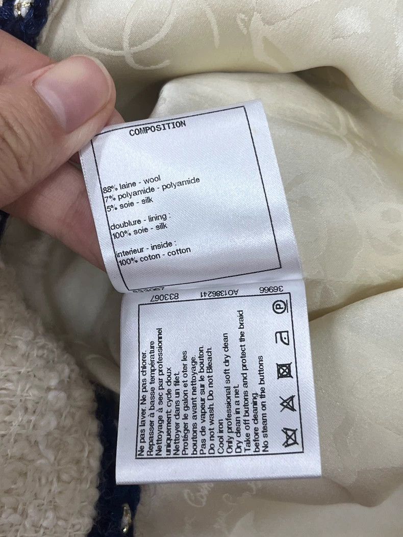 Chanel Chanel White Trimmed Jacket Size 38 - dmc Size US M / EU 48-50 / 2 - 6 Thumbnail