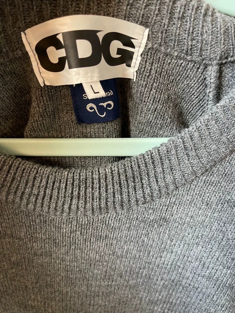 Comme des Garcons Comme des Garcons Gray Sweater L - dmc Size US L / EU 52-54 / 3 - 3 Thumbnail
