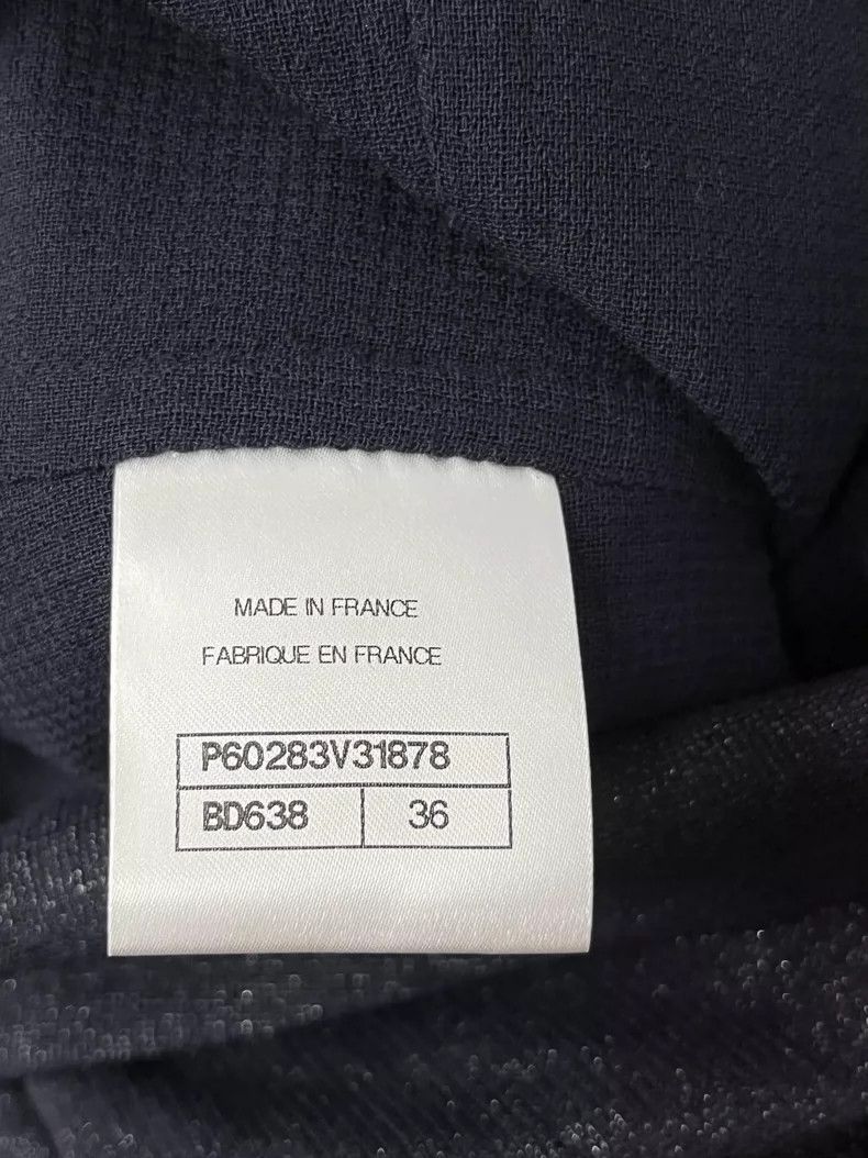 Chanel Chanel Black Double-Breasted Blazer Dress - dmc Size US 36 / EU 52 - 5 Thumbnail
