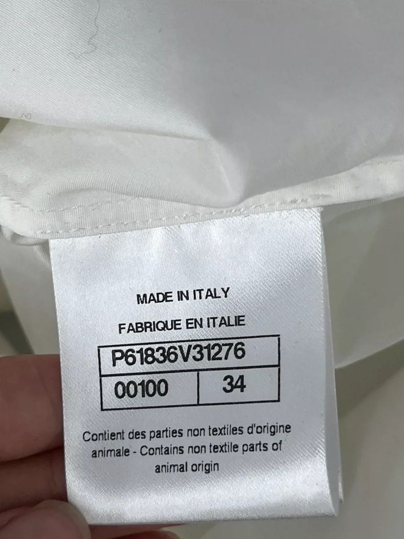 Chanel Chanel Egypt Collection White Collar Shirt - dmc Size US M / EU 48-50 / 2 - 5 Thumbnail