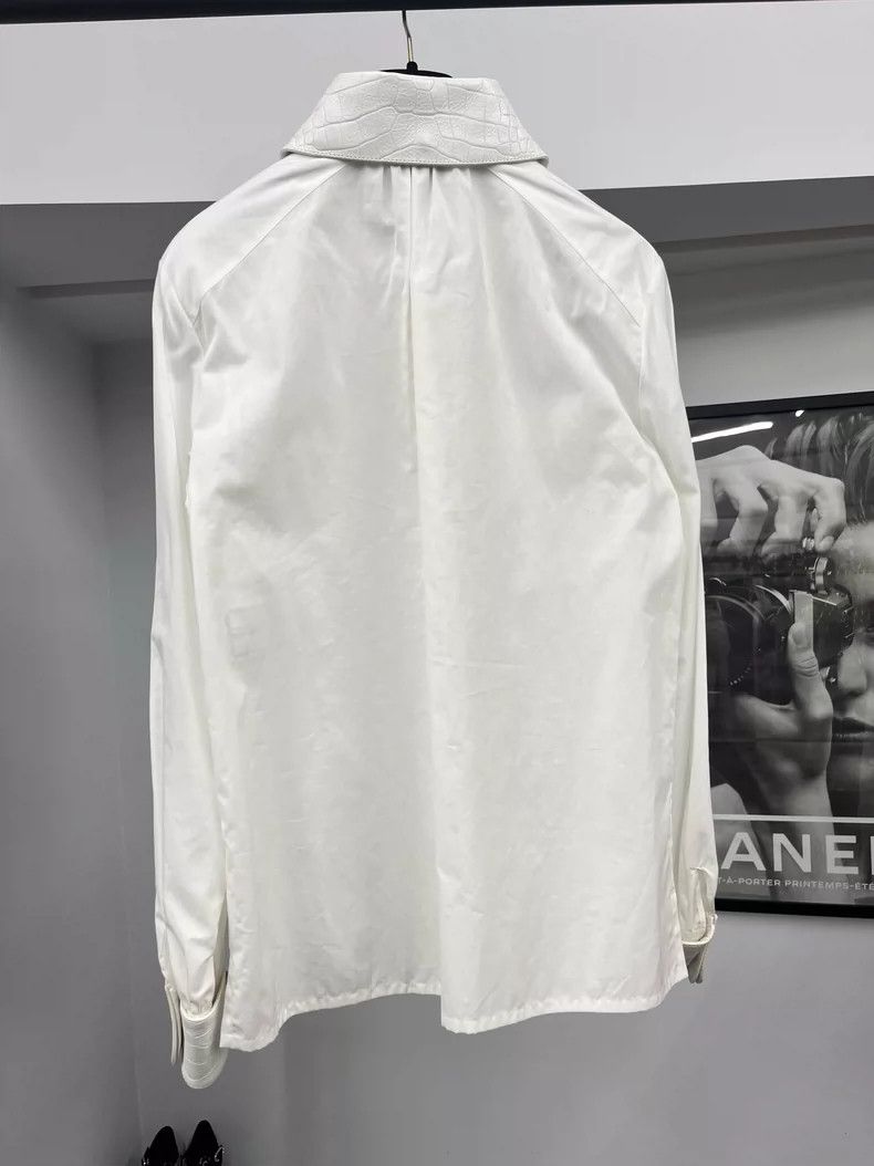 Chanel Chanel Egypt Collection White Collar Shirt - dmc Size US M / EU 48-50 / 2 - 3 Thumbnail
