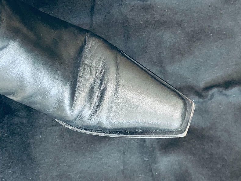 Ann Demeulemeester Ann Demeulemeester Leather Wedge Ankle Boots - dmc Size US 6 / EU 39 - 5 Thumbnail