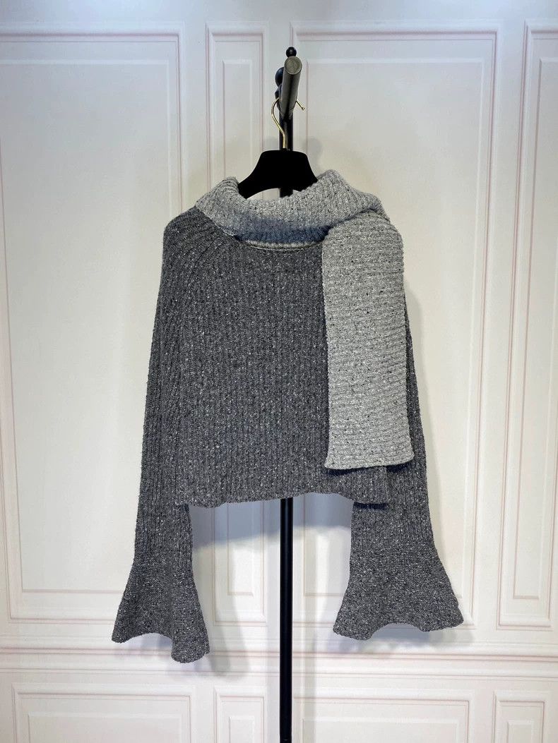 Loewe Loewe Bell Sleeve Knit Top - dmc Size US M / EU 48-50 / 2 - 3 Thumbnail