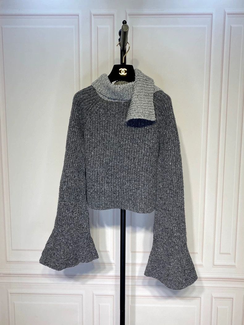 Loewe Loewe Bell Sleeve Knit Top - dmc Size US M / EU 48-50 / 2 - 2 Thumbnail