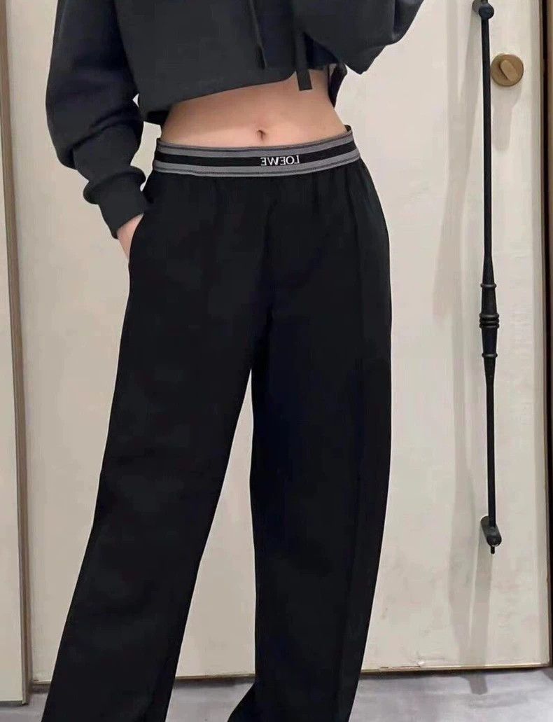 Loewe Loewe Logo Webbing Wide-Leg Pants S - dmc Size US 26 / EU 42 - 7 Thumbnail